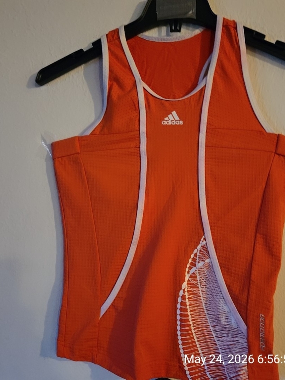 Adidas Orange Tennis Tank & Skirt Set - Picture 4 of 10